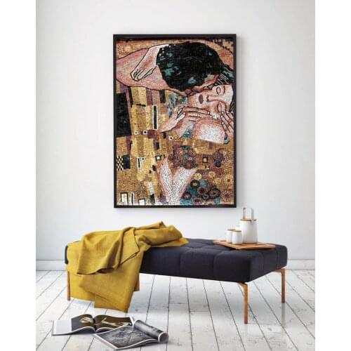 Handmade mosaic artwork for your interior klimt decor home , high-end mosaic artworks mosaic designs