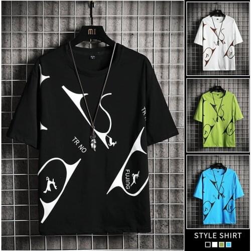 Mens 2021 Hip Hop Breathable High Quality Brand Fashion Casual Short Summer New Cotton Popular Sleeve T-shirt Short Sleeve