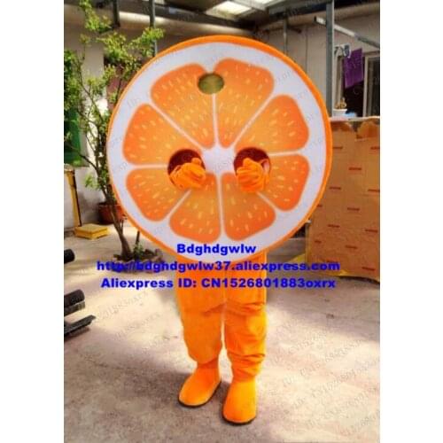 Orange Arancia Mandarin Tangerine Mandarino Mascot Costume Cartoon Character Annual Symposium Promotional Items zx1649