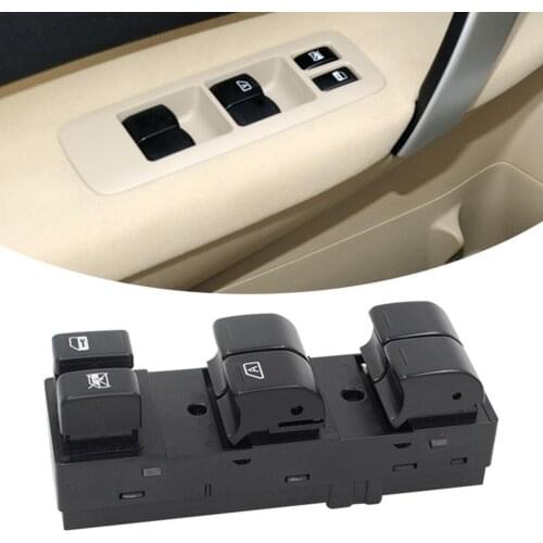 Lifter Switch Exquisite Anti-corrosive Compact Power Left Front Window Switch 25401-JE20A for Nissan Qashqai Sunny