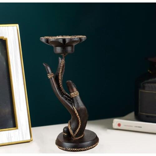 Buddha Hand Tea Light Candle Holder Southeast Asian Decoration Ornaments Tealight Holder Restaurant Home Decor