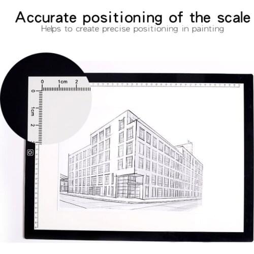 Portable A4 Tracing LED Copy Board Light Box, Anime Copy Shine Through Writing Painting Drawing Plate , Tracing Light Pads