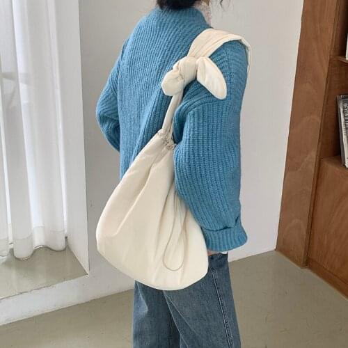 Casual Cotton Tote Bag Female Fashion Simple Design Handbag Top-handle Bag Canvas Shoulder Bag Leisure 2021 Unisex Messenger Bag