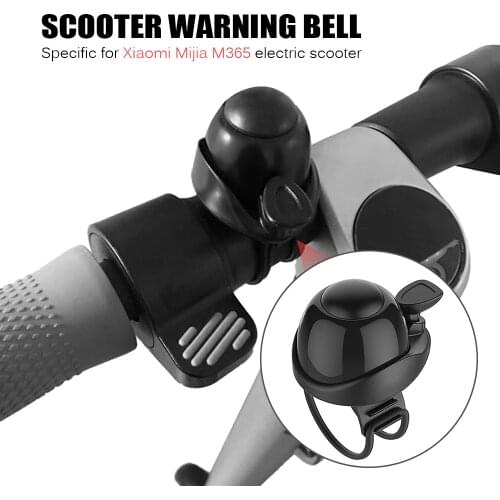 Scooter Warning Bell Loud Alerting Bicycle Scooter Horn Bell Skateboard Accessory Compatible with Xiaomi M365 Electric Scooter
