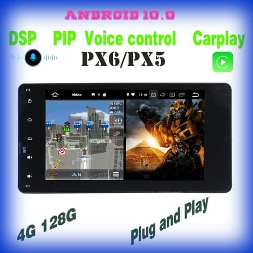 PX6 Android 10.0 voice control Car GPS Radio Player for mitsubishi ASX lancer-x outlander pajero carplay 4+128GB Auto Stereo
