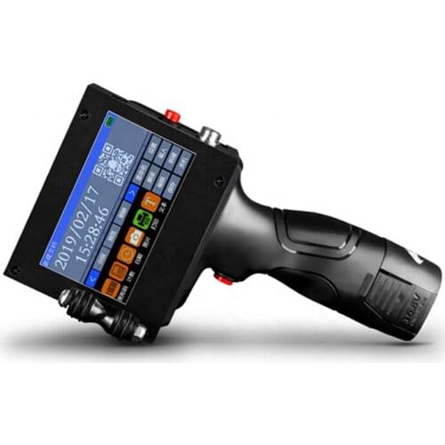 Easy Operate fast dry ink batch coder expiry date thermal Print Head handjet coding machine portable Hand Jet printer
