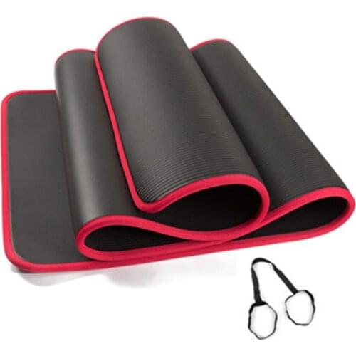 183cmX61cmX1cm High Quality NRB Non-slip Yoga Mats For Fitness Tasteless Pilates Gym Exercise Pads With Bandages