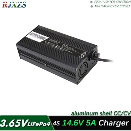 14.6V 5A charger for 4S LiFePO4 battery pack 14.4V battery smart charger