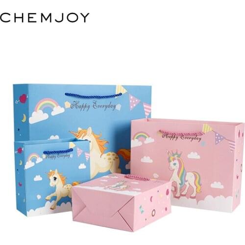 12pcs Unicorn Gift Bags with for Kids Birthday Baby Shower