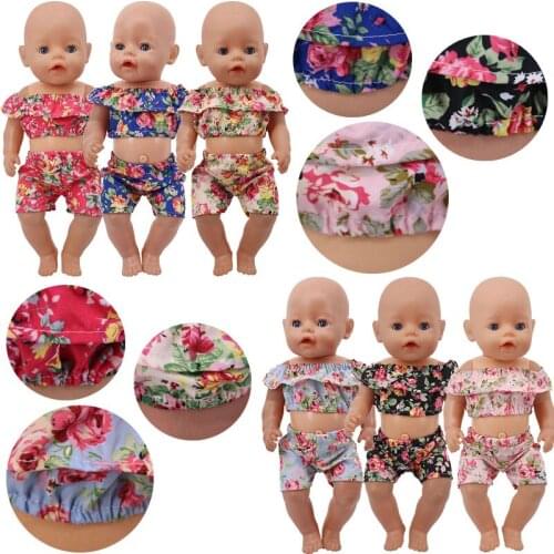 Doll Accessories 43cm Reborn Baby Doll Swimsuit, 18-inch American Doll Clothes, Christmas Gifts For Children, Childrens Toys