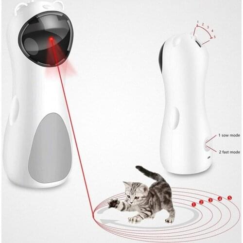 Automatic Cat Toys Interactive Mini Smart Teasing Pet LED Laser Funny Handheld Mode Electronic Pet for All Cats Funny Device