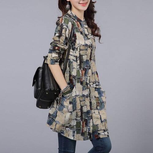 F&JE Stand-up Collar Blouses