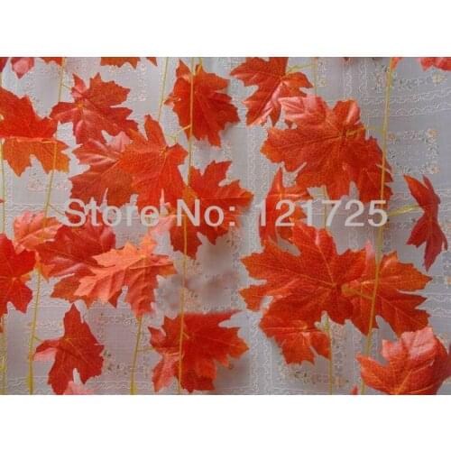 Artificial maple leaves vines fake plants artificial flowers for home decoration