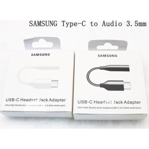SAMSUNG Type-C to 3.5mm Earphone cable Adapter usb 3.1 Type C USB-C male to 3.5 AUX audio female Jack for Samsung note 10 plus