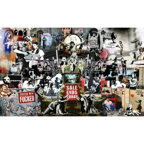 Collage Giant Art Film Print Silk Poster Home Wall Decor 24x36inch