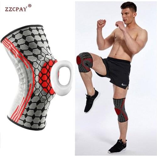 Knee pad Compression Sleeve Non-slip Running Hiking Football Basketball Support Meniscus Tear to Protect Arthritis Knee Injury