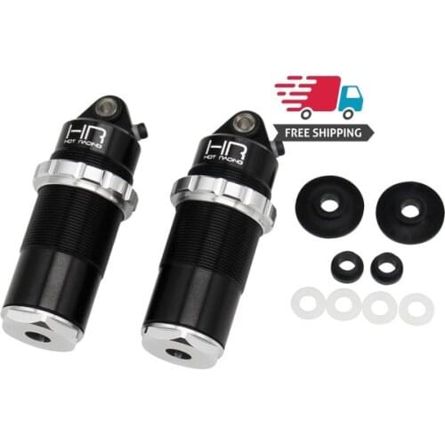 HR hot racing Aluminum Threaded Front bleeder Shock Bodies for Arrma 1:10 4x4 Kraton Outcast