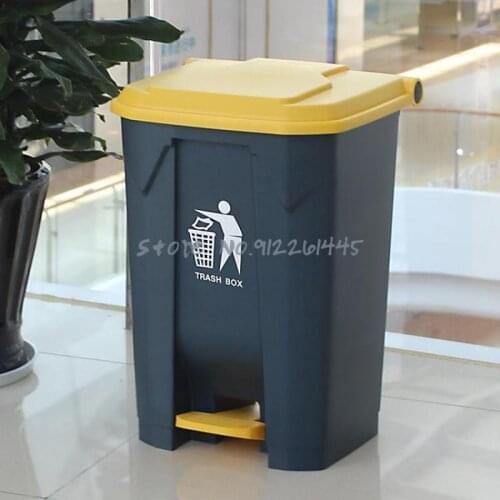 Foot Trash Can Large Commercial Foot Trash Can With Lid Sorting Outdoor Trash Can Hotel Kitchen Shopping Mall