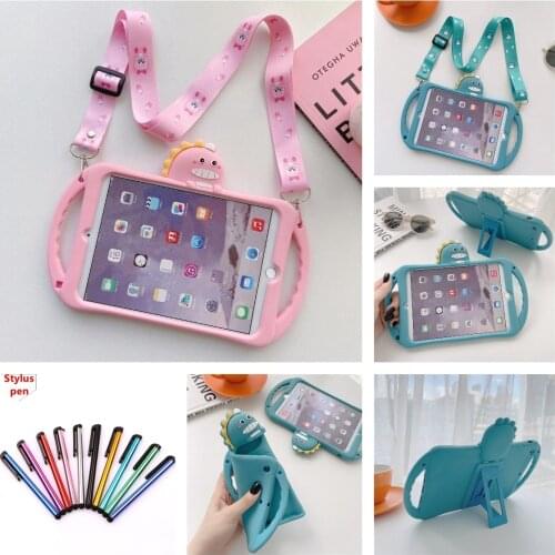 Soft Case for IPad 2 3 4 Child Lovely Stand Tablet Kids Cover for Ipad 6th 9.7 Inch 2018 Mini123 Air 2 7th Gen 10.2 Silicon Skin