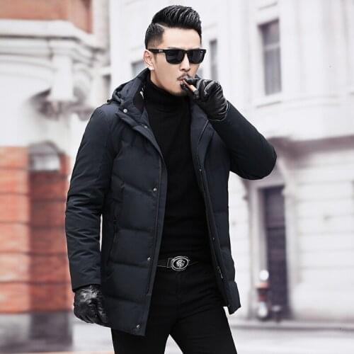 2020 NEW plus size 10XL Winter Duck Down Mens Brand Clothing 90% White Duck Down Jackets Hooded Seamless Warm Down Jackets
