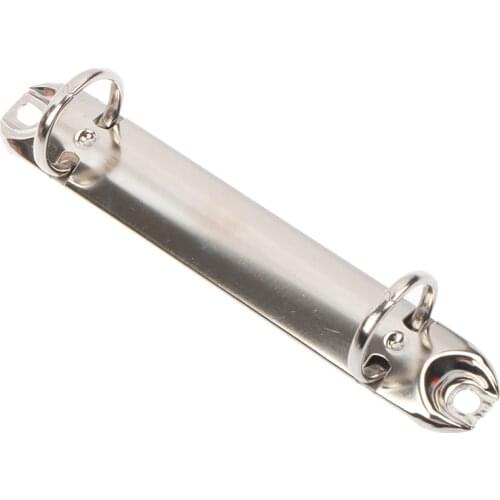 2 Rings Metal Binders Gold Sliver File Folder Spiral Binding Clips For Scrapbook Album 2-Hole Notebook Binder Office Supplies