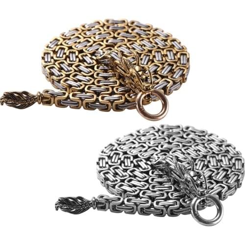 Outdoor Tactical Whip Titanium Steel Defense Protection Combat Tactical Hand Bracelet Chain Necklace Waist Chain Equipment