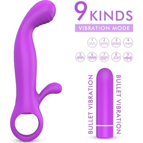 Sex Dildi Vibrator 9 Speed Gspot Stimulate Rabbit Vibrator USB Rechargeable Dildo Vibrator Female Masturbator Sex Toys for Women