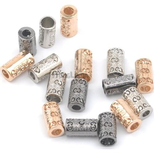 100pcs/lot 15*8mm metal zinc alloy bell stoppers cord ends lock nickle/black/gold free shipping BELL-010