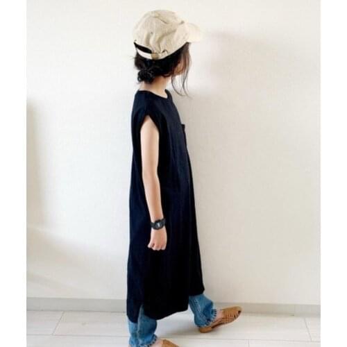2021 Korea style girls dress fashion cotton summer girls clothes