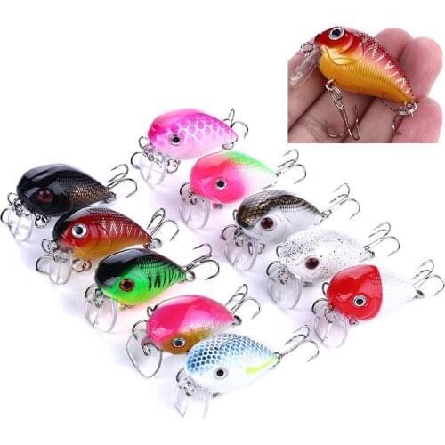 4.5cm 7g Trout Mini Crankbait Wobbler Fishing Lure Artificial Crank Floating Catfish Minnow Hard Bait Fishing Tackle Jerkbait