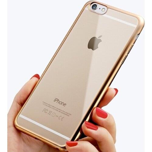 Case For Apple iphone7 Plus iPhone 7 6 6S 6Plus 6S 5s Royal Luxury style Plating Gilded TPU Phone silicone soft Back Case 500pcs