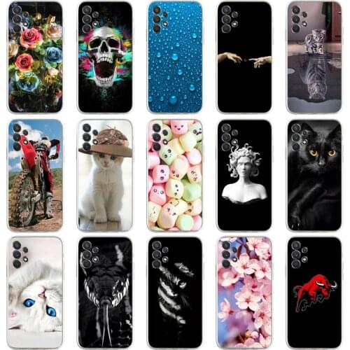 Silicon Back Covers For Samsung A32 Case Phone Case Soft TPU Touch Cases Samsung Galaxy A32 5G 6.5 inch Phone Cover Bumper Coque