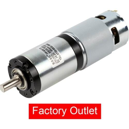 ChiHai Motor CHP-42GP-775 42mm High Torque DC12V 24V 70kg.cm Dc Planetary Metal Geared Motor For Bank Office Equipment