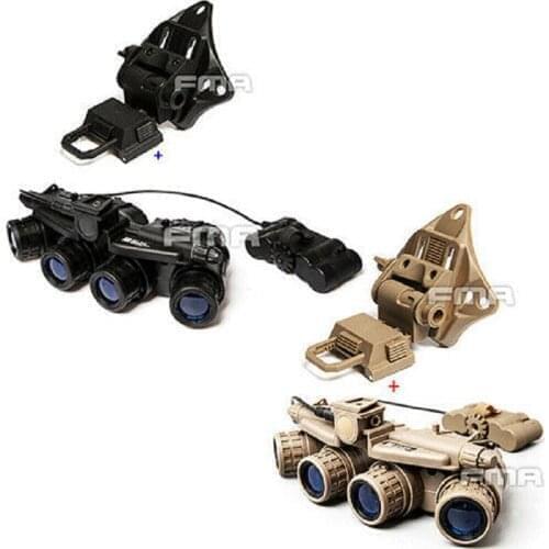 FMA Night vision Goggle GPNVG 18 DUMMY NVG + L4G19 NVG Helmet Mount Plastic Model