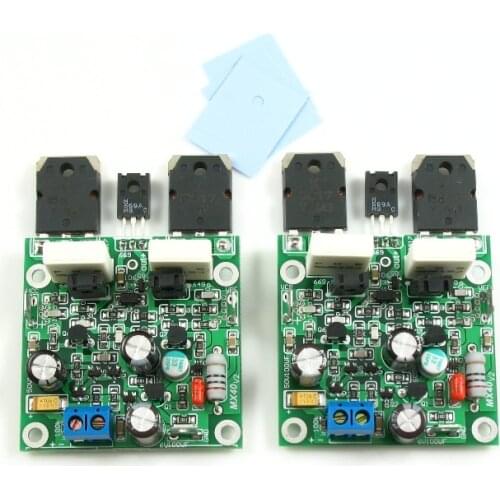 2PCS New MX40 50W 8R Dual Channel Stereo HiFi Audio Power Amplifier Assembled finished Board Amplificador