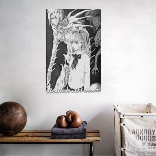 Misa Amane And Rem Death Note Anime Canvas Home Decor Prints Dorm Living Room Bedroom Painting Wall Art Decoration Poster