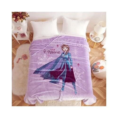 Disney Frozen Heart Fashion Anime Figures Cartoon Product Cosplay Accessories Blanket Household Gift New