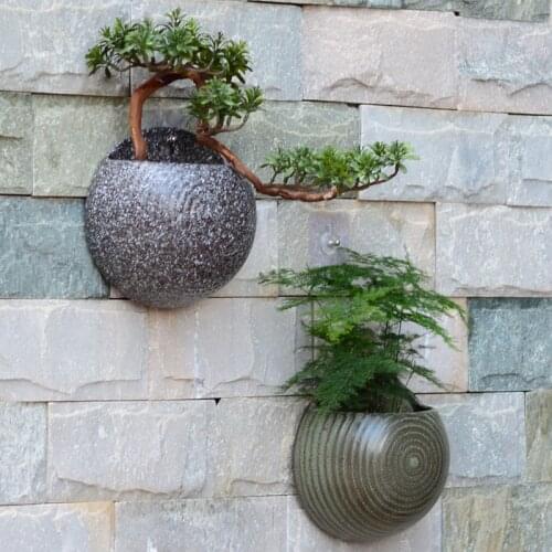 Wall hanging Ceramic pot The sitting room The office wall planters for indoor plants flower pots decorative succulent planter