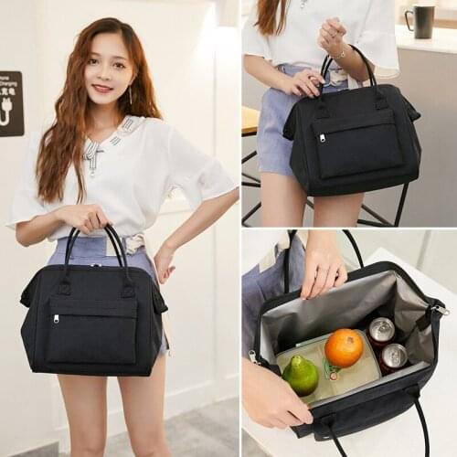 New Waterproof Insulated Lunch Bags Oxford Travel Necessary Picnic Storage Bag Thermal Dinner Box Food Case Accessories