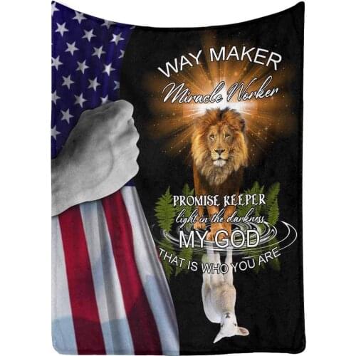 Love Letter Blanket to My Son Daughter from Mom and Dad I Love You Lion Hug Blanket Gift 120x150cm