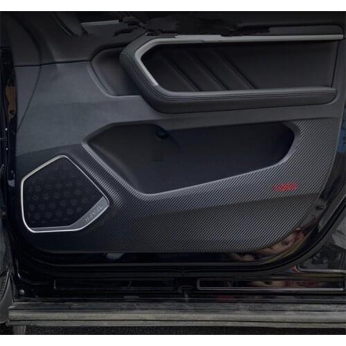 Carbon Fibre Copilot Glove Box Interior Doors Panel Anti-Kick Protective Sticker For Great Wall Haval H6 H2 M6 H7 F5 F7X CAB265
