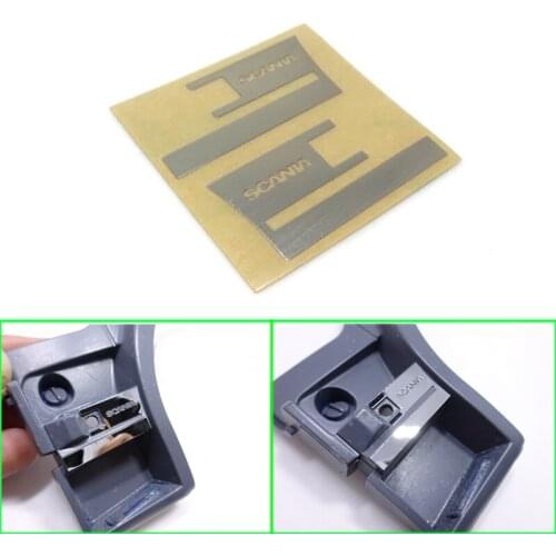 Pedal Position Decorative Metal Sticker for 1/14 Tamiya RC Truck Car SCANIA R730 R470 R620 Diy