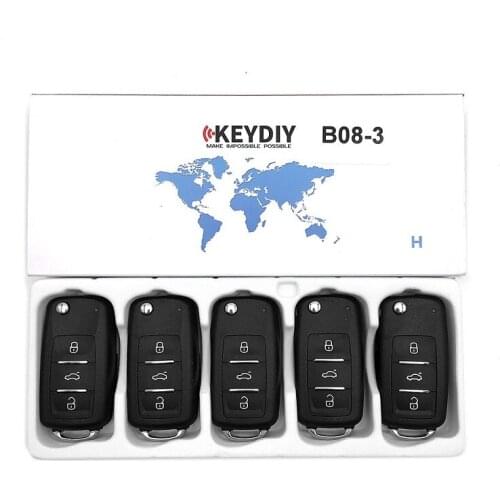 5pcs KEYDIY KD900 B Series Remote Control KD B08 Key for KD900+ Key Programmer URG200 Machine