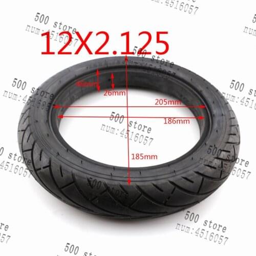 High porformance childrens bicycle electric scooter tire 12x2.125 Solid tire for child bicycle trolley tricycle