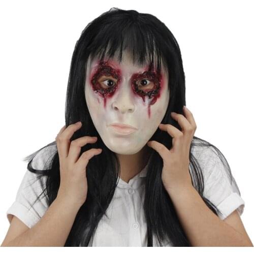 Horror Halloween Scary Cosplay Mask Adult Movie Latex Full Face Masks Helmet Headgear Carnival Party Costume Props