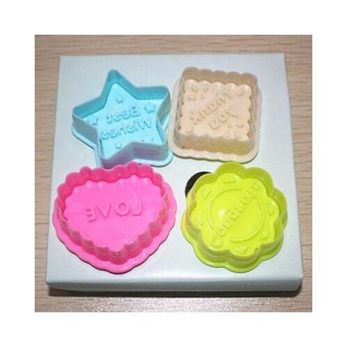 Spring push Biscuit mold Fondant Cake Cutter printing LOVE Series