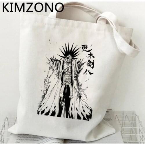 Zaraki Kenpachi Bleach Ichigo shopping bag bolsas de tela jute bag recycle bag shopper reusable cotton bag reciclaje jute custom