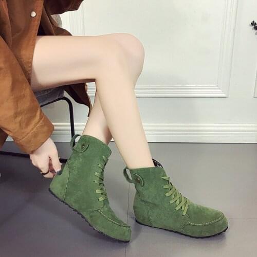 2021 New Winter Warm Snow Boot Women Boots High Quality Keep s Women Lace-up Comfortable Ladies Boots Chaussures Femme