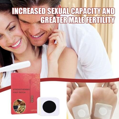 10pcs Strong Kidney Paste Prostate Male Fuyang Strengthening Acupoint Foot Patch Relieve Dizziness Tinnitus Insomnia Headache