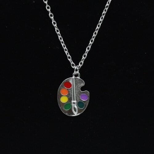 2020 New Fashion Popular Necklace Artist Drawing Board Pen Artist Ladies Necklace Fashion Necklace